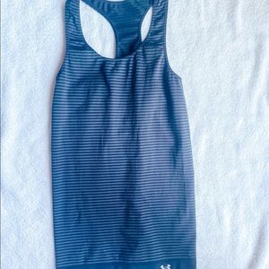 under armour striped tank top